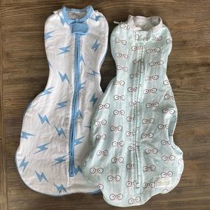 Wombie Grow with me swaddle/sleep sacks - bundle